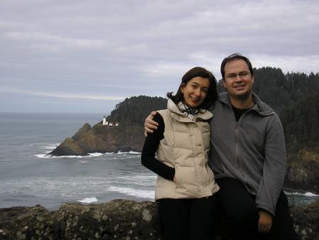 Little lighthouse in the background