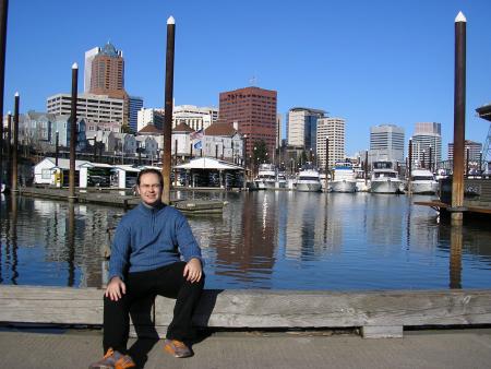 Guillaume in the port