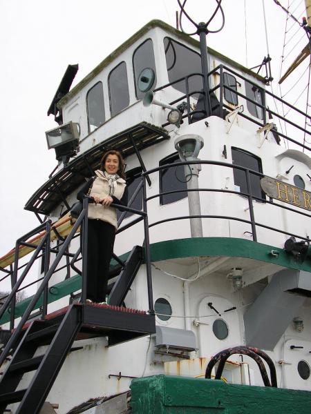 A typical boat in Newport