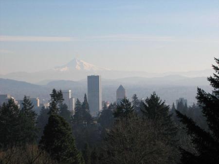 view of Portland & M. Hood