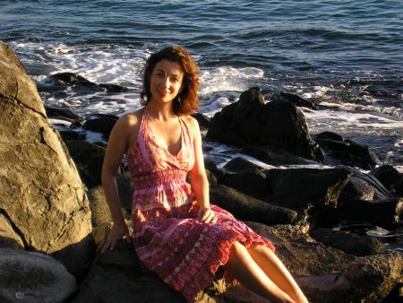 darlini on the rocks
