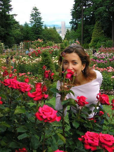 Welcome in the Portland's Rose Garden