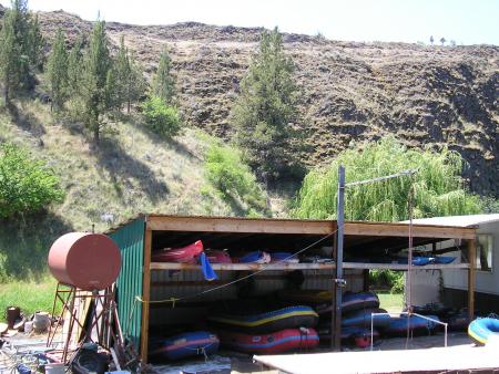 Rafting in John Day river