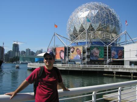 The Science World also called the golf ball