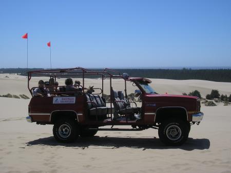 Off-road on the dunes of Florence