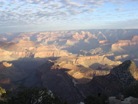 Early morning in the Grand Canyon
